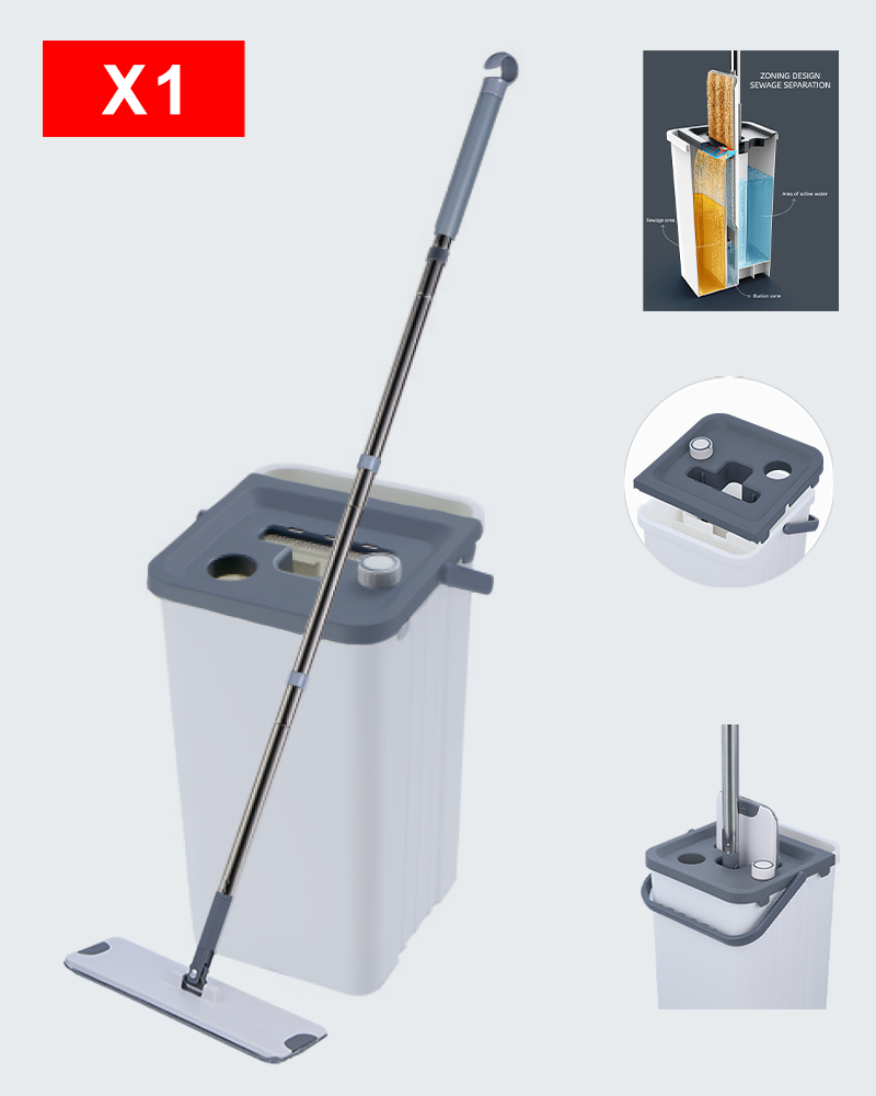 পরিষ্কার এবং নোংরা জল পৃথকীকরণ এমওপি বালতি সেট